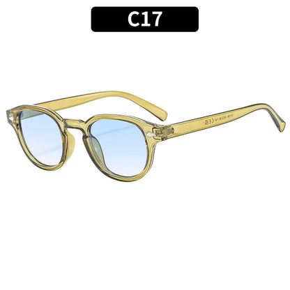 Retro Round Rivet Sunglasses UV400