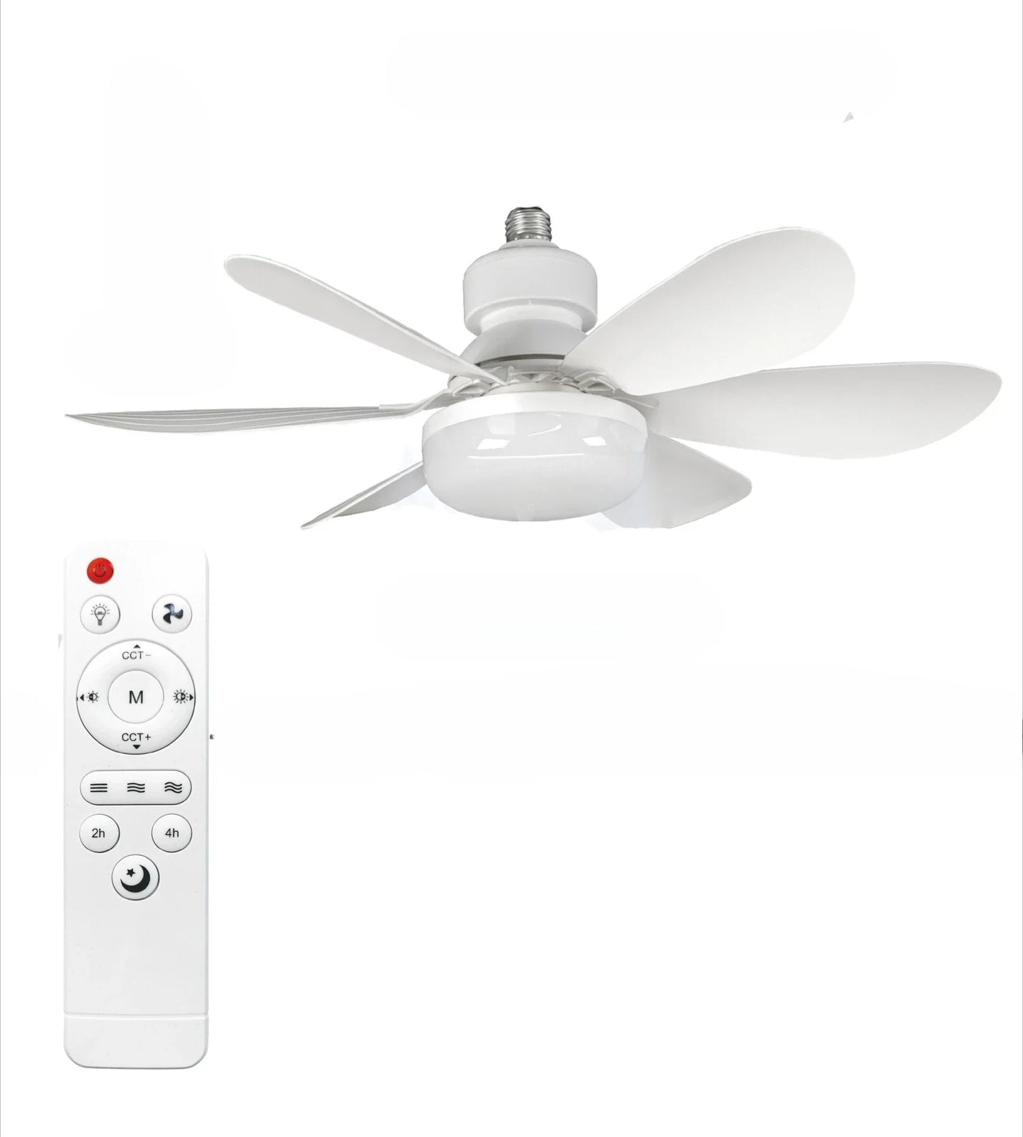 Remote-Controlled 40W LED Ceiling Fan