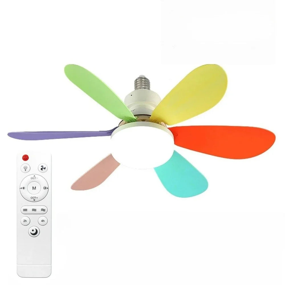 Remote-Controlled 40W LED Ceiling Fan