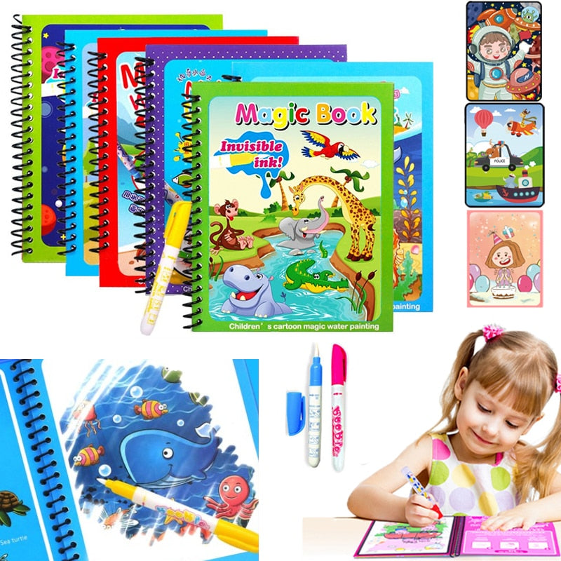 Water Magic Drawing Book Set