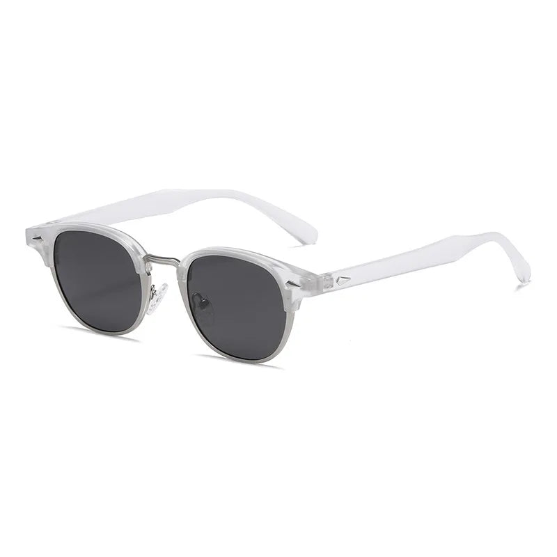 Retro Round Rivet Sunglasses UV400