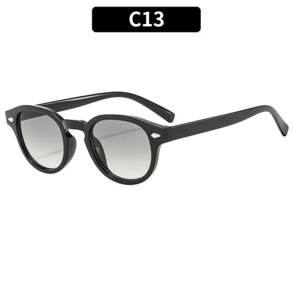 Retro Round Rivet Sunglasses UV400