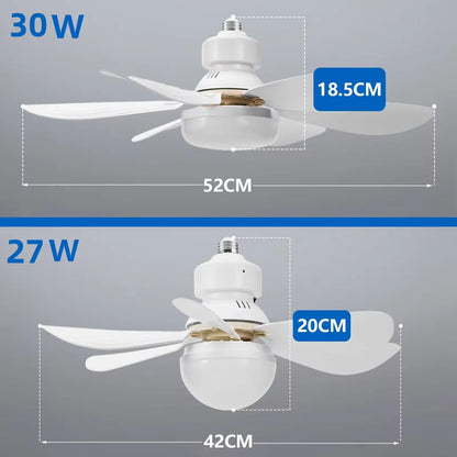 Remote-Controlled 40W LED Ceiling Fan