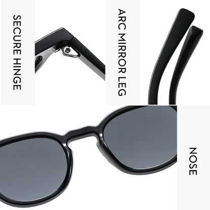Retro Round Rivet Sunglasses UV400