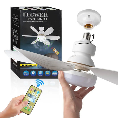 Remote-Controlled 40W LED Ceiling Fan