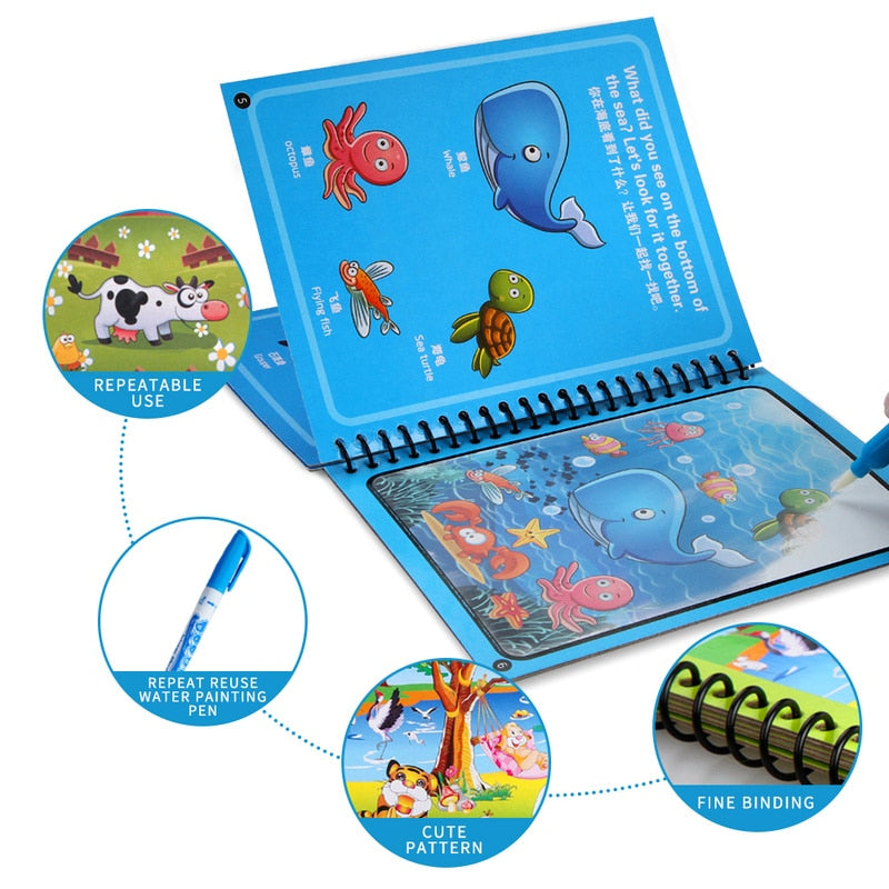 Water Magic Drawing Book Set