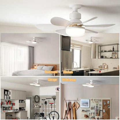 Remote-Controlled 40W LED Ceiling Fan