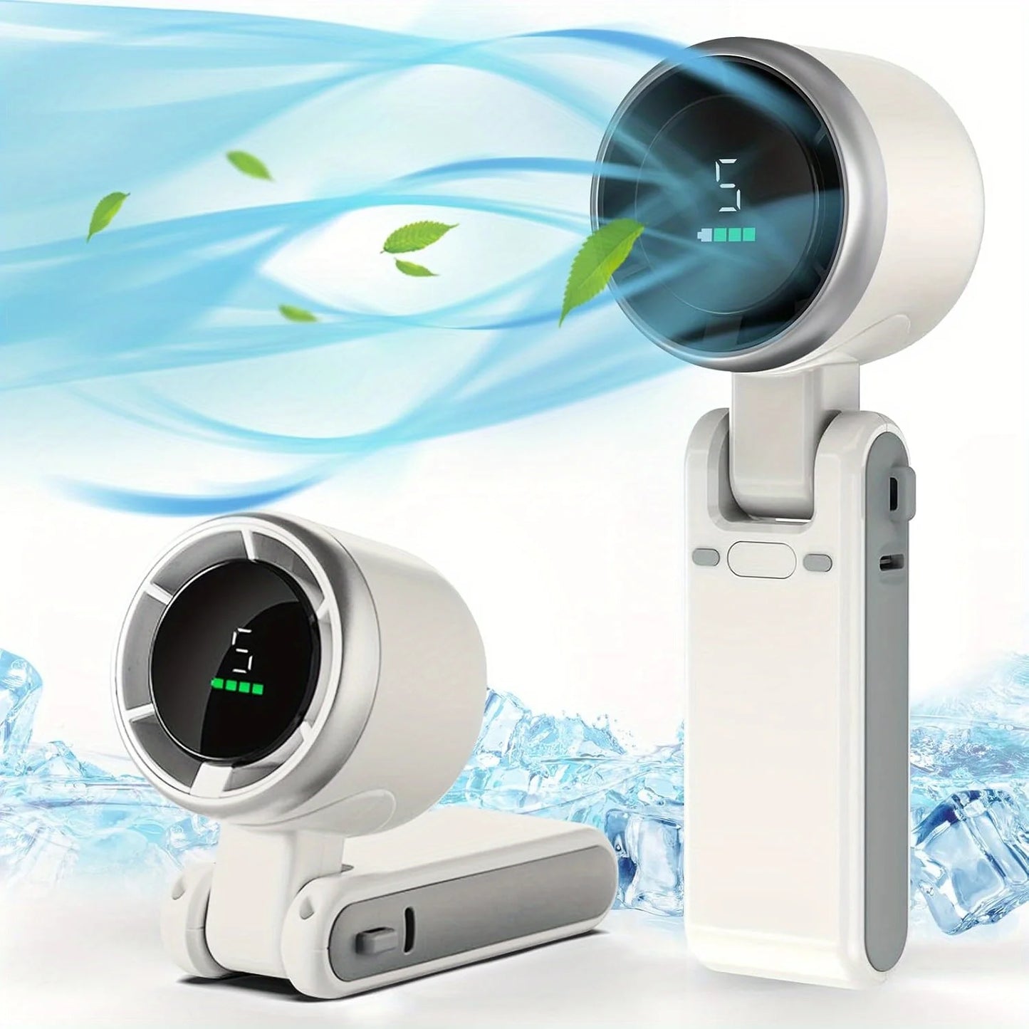 Rechargeable Handheld Neck Fan